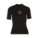 Футболка Balmain Raglan Retro PB Noir/Or - фото