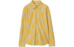 Рубашка женская Burberry, желтый - фото
