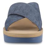 Платформенные сандалии на танкетке Biara Journee, denim - фото 3