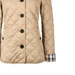 Женская стеганая куртка Burberry, бежевый - фото 5