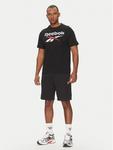 Футболка обычного кроя 100216166 Reebok, черный - фото 2