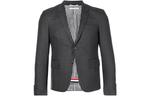 Однобортный блейзер Super 120s THOM BROWNE, серый - фото 2