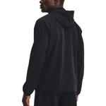 Куртка stretch woven windbreaker jacket 'black' Under Armour, черный - фото 4