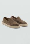 Лоферы Mango Slip-ons, Brown - фото 2