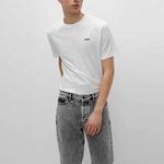 Футболка с принтом логотипа HUGO BOSS, белый - фото 4