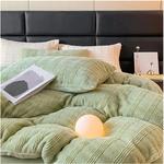 Generic Комплект постельного белья однотонный утолщенный - фото 7