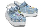 Кроссовки sza x classic crush clog 'denim' Crocs, синий - фото 4