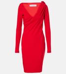 Платье миди с драпировкой Jw Anderson, цвет bright red - фото