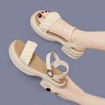 Сандалии женские Golden Silk Rabbit, бежевый - фото 12