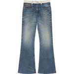 Джинсы с принтом Numbers MM6 Maison Margiela, синий - фото