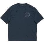 Футболка FW25 Unisex Acne Studios, темно-синий - фото