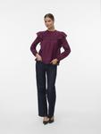 Блуза Vero Moda VMTRINE, Winetasting/Bordeaux - фото 2
