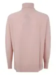 Свитер с высоким воротником TWINSET, розовый - фото 2