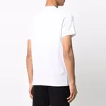 Футболка с принтом логотипа VERSACE JEANS COUTURE, белый - фото 4