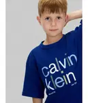 Футболка Slim fit Calvin Klein Jeans, синий - фото 4