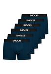 Боксеры SNOCKS Boxershorts aus Bio-Baumwolle 6 Stück, синий - фото