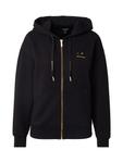 Толстовка с капюшоном на молнии ARMANI EXCHANGE, черный - фото