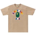 Футболка BAPE Colors College Tee, Beige - фото