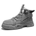 Зимние ботинки унисекс серые Warrior - фото 3