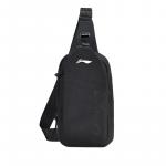 Мужская тканевая сумка-слинг LiNing, стандартная, черная - фото 2