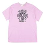 Футболка MLB Cartoon Series Round Neck Tee 'Pink' - фото