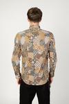 Рубашка Gianni Lupo с рисунком, бежевый - фото 3