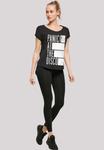 Футболка с принтом PANIC AT THE DISCO BLOCK TEXT F4NT4STIC, черный - фото 2