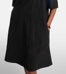 Платье миди силуэта А Vince, черный - фото 5