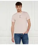 Футболка Slim fit Guess Jeans, розовый - фото