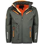 Куртка Geographical Norway Softshelljacken, цвет Grau/Orange - фото