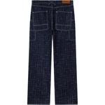 Джинсы карго weave denim KENZO, синий - фото 2