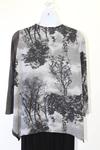 Топ с лесным принтом в сером цвете ALEMBIKA, серый - фото 4