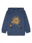 Худи с принтом Stella McCartney Kids, синий - фото