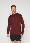 Топ ASICS ROAD WINTER SEAMLESS TOP, Dark Red Planet/Dark Red - фото