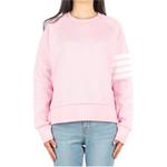 Полосатый свитшот с 4 полосами THOM BROWNE, розовый - фото 7