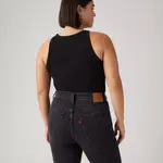 Женские джинсы с колокольчиком Levi's, черный - фото 10