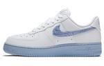 Кроссовки Nike Air Force 1 Low, белый/голубой - фото