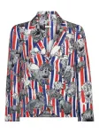 Куртка в полоску THOM BROWNE, белый - фото