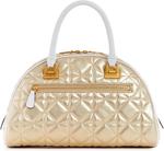 Сумка GUESS womens Mildred Bowler, Gold - фото 4