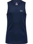 Футболка Newline S/L Kids Core Running Singlet, черный - фото
