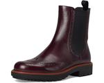 Женские ботинки Chelsea Wingtip ECCO Metropole Oslo, Dark Ruby - фото 7