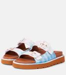 Зигзагообразные сандалии с эффектом омбре Missoni, Blue Ocean - фото 4