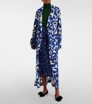 Бархатные балетки с бантом Gianvito Rossi, Denim - фото 3