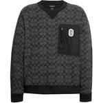 COACH Свитшот мужской серый SS23 - фото