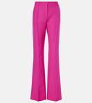 Расклешенные брюки Crepe Couture Valentino, Pink Pp - фото