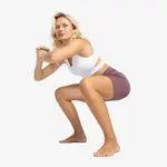 Бесшовные облегающие женские шорты Picsil, гранатовый - фото 5