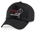 Я бы предпочел быть со своей девушкой. Кепка 60 SECOND MAKEOVER, черный - фото