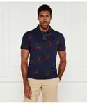 Футболка поло Slim fit Polo Ralph Lauren, синий - фото
