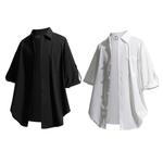 Dangertiger Рубашка унисекс, Черный + Хаки (2 шт.) - фото 3