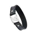 Браслет Calfskin Wristbands Unisex LOUIS VUITTON, черный - фото 3